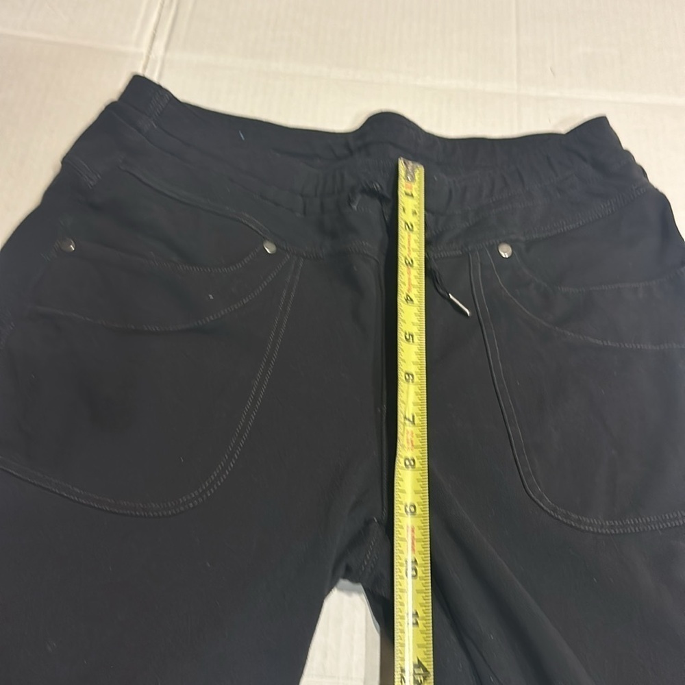 KUHL black straight leg pants with pull strings & front and back pockets unisex - Picture 3 of 13